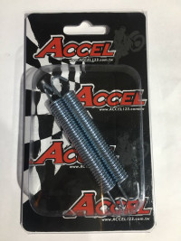 Пружины глушителя мотоцикла ACCEL 9*87 d=1.6mm  2шт.