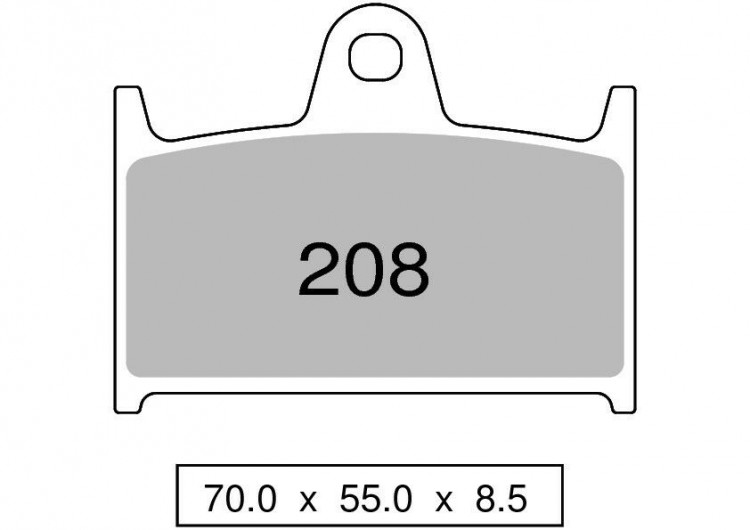 Колодки дискового тормоза Trofeo Organic 208  (LMP224 / LMP314, FDB557)