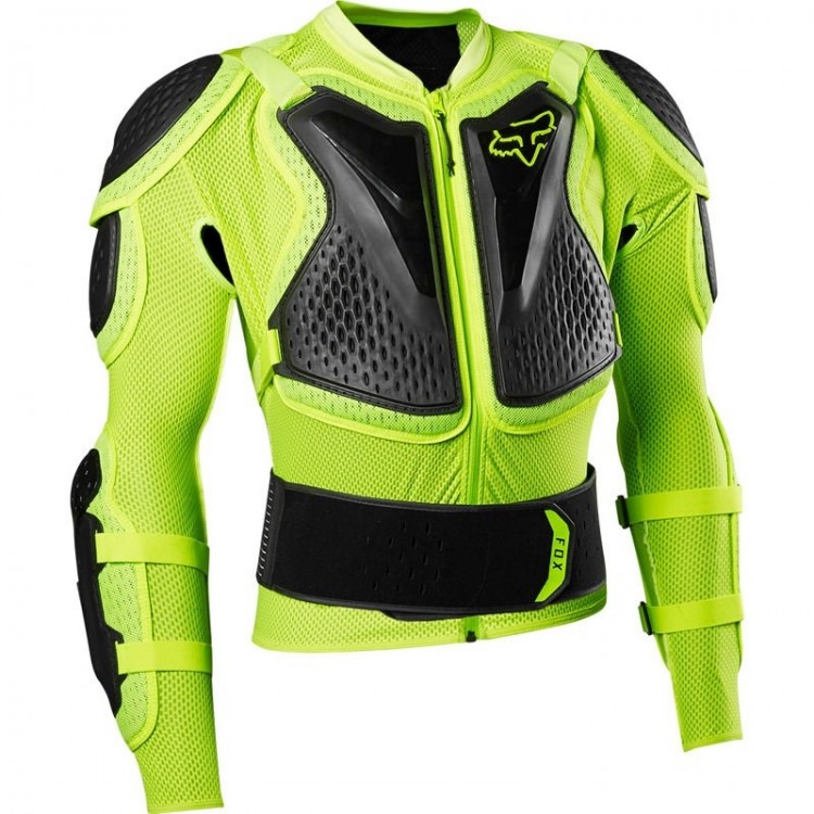 Защита панцирь Fox Titan Sport Jacket (Flow Yellow, S, 2020)