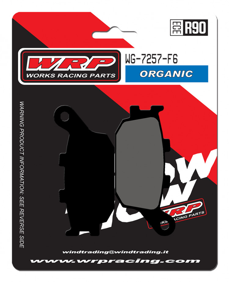 Тормозные колодки WRP WG-7257-F6 (LMP257 ST / FDB754 / FA174)