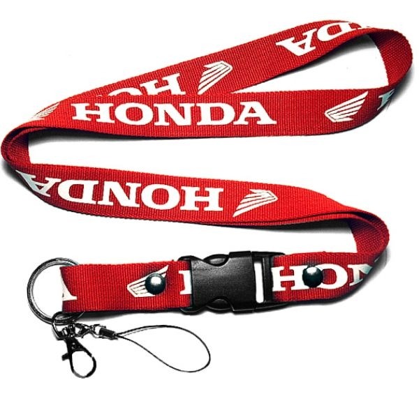 Шнурок для ключей Honda, красный