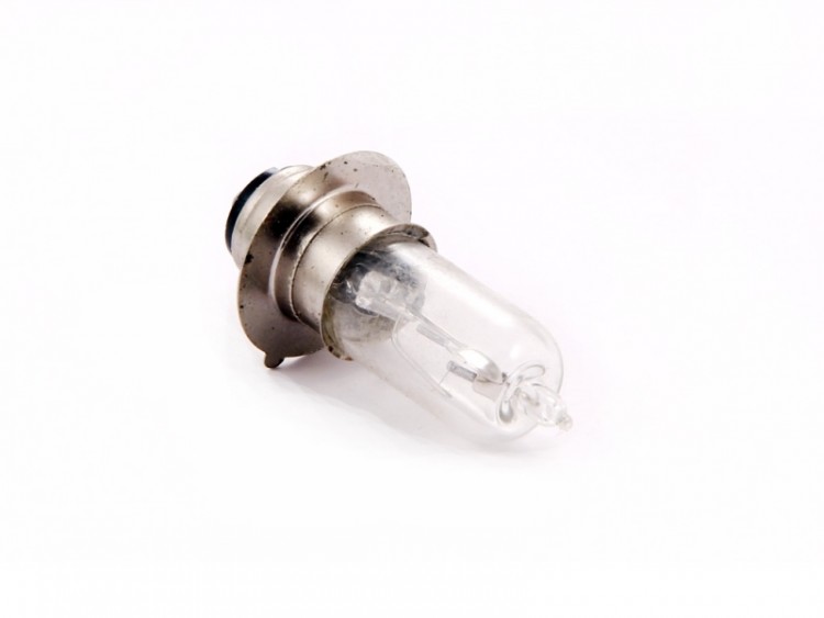 Лампа фары галоген P15D-25-1 12V 18/18W прозрачная  CN