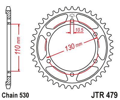 Звезда ведомая JTR479.47