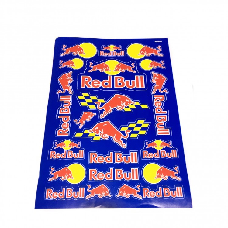 Лист наклеек Red Bull
