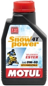 Масло моторное MOTUL Snowpower 4T 0W-40 - 4л.