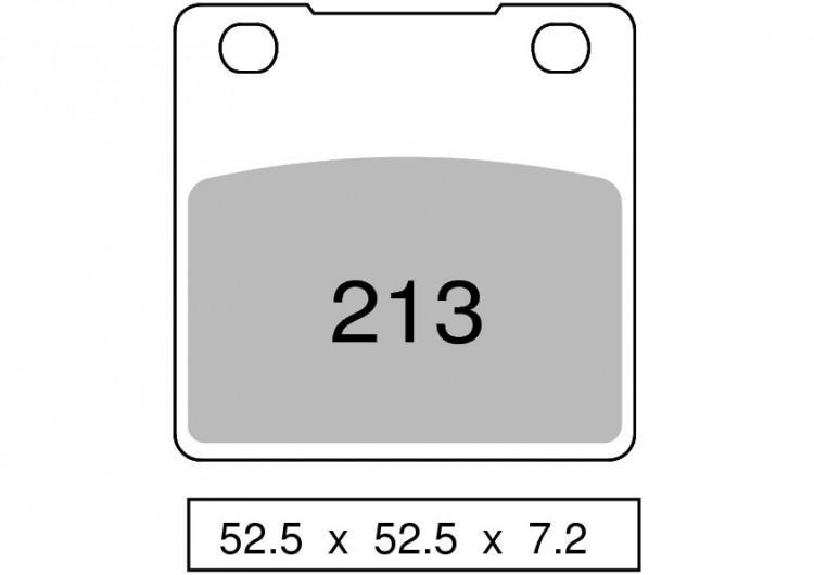 Колодки дискового тормоза Trofeo Organic 213  (LMP156, FDB338)