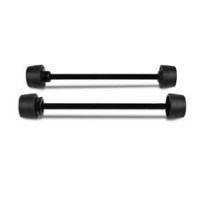 Ось переднего / заднего колеса со слайдерами Supermoto, 15 мм