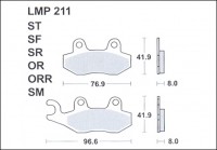 Колодки дискового тормоза AP Racing LMP211 OR  (FDB497 / FA135)
