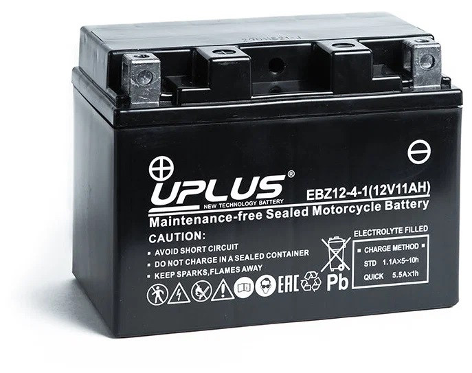 АКБ UPLUS EBZ12-4-1 YTZ12S, YTZ14S (150 x 88 x 110) 11Ач (CT1211)