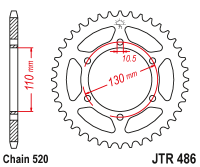 Звезда ведомая JTR486.47