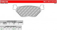 Тормозные колодки Ferodo FDB2156ST  (LMP369 / FDB2126 / FA319)