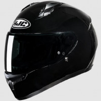 Шлем (интеграл)  HJC C10 черный глянцевый  XS