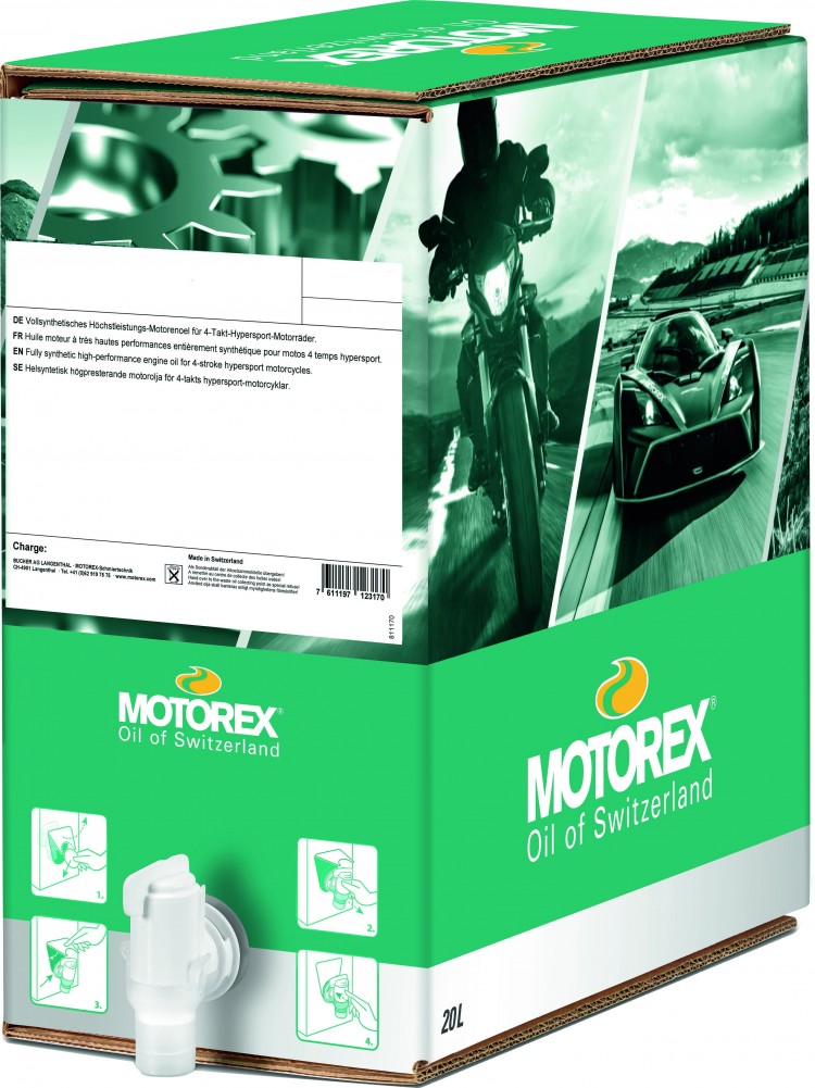 Моторное масло Motorex Power Synt 4T 10W-50 - 20л. (BAG in BOX)