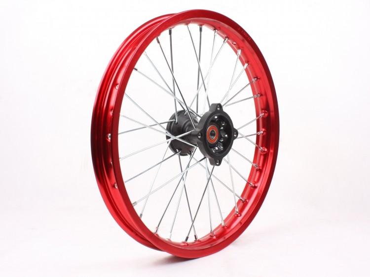 Диск 17"х1,6 передний диск. торм. аллюминий, красный