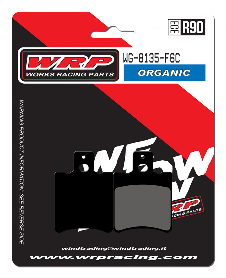 Тормозные колодки WRP WG-8135-F6C (LMP1135 SC) - S13 Aerox/Jog