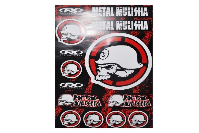 Лист наклеек Metal Mulisha