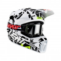 Шлем Leatt Moto 3.5 Helmet Kit (шлем + очки Leatt Velocity) (Zebra, L, 2023)