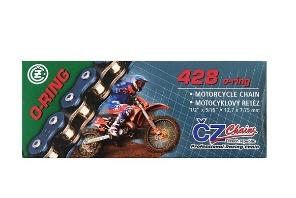 Цепь для мотоцикла CZ Chains 428 OR - 126 (O-Ring)