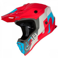 Шлем (кроссовый) JUST1 J38 Korner синий/красный матовый L