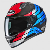 Шлем (интеграл)  HJC C10 HIPER MC21 черный/красный глянцевый XL