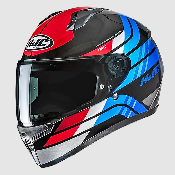 Шлем (интеграл)  HJC C10 HIPER MC21 черный/красный глянцевый XL