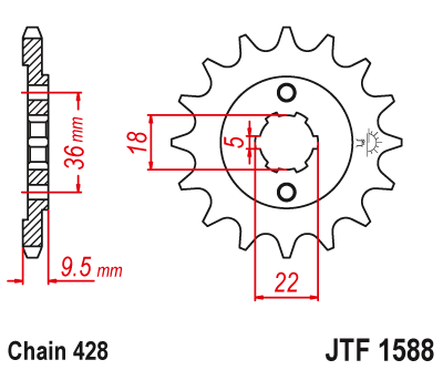 Звезда ведущая JTF1588.19
									купить с доставкой Звезда ведущая JTF1588.19