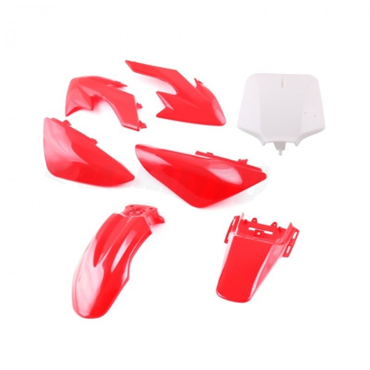 Комплект пластика для питбайка (тип CRF50) красный