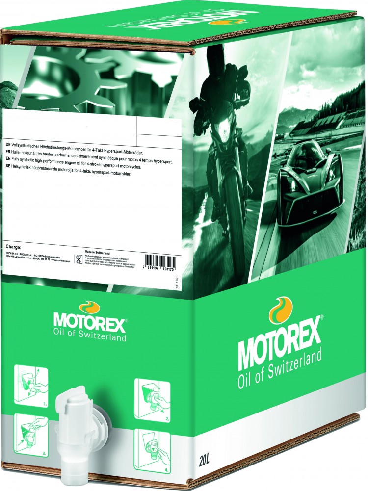 Масло моторное Motorex TOP Speed 4T 10W-40 - 20л. (BAG in BOX)