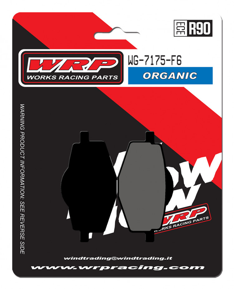 Тормозные колодки WRP WG-7175-F6 (LMP175 ST / FDB383 / FA101)